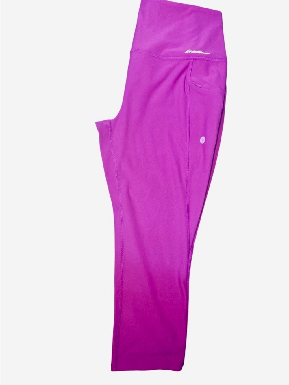 Eddie Bauer Pink Capri Active Leggings with Side Pocket